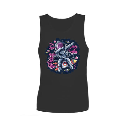 SALE - Sensory Singlet | Child | Fun Print | Unisex Singlets JettProof.com.au Size 8 | Black | Astronaut 