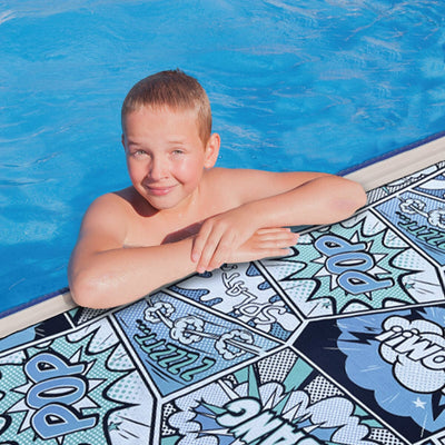 Comic - Kids Sand Free Beach Towel JETTPROOF Calming Sensory Clothing Inspired by Jett 