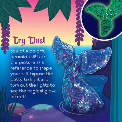 Crazy Aaron's Putty Glowbrights - Mermaid Tale Sensory Toys JETTPROOF Calming Sensory Clothing Inspired by Jett 