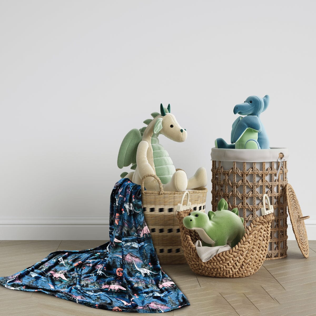 Dino Land - Plush Blanket Plush Blanket JETTPROOF Calming Sensory Clothing Inspired by Jett 