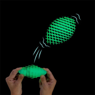 Flexi Worm - Glow-In-The-Dark Sensory Toys JETTPROOF Calming Sensory Clothing Inspired by Jett 