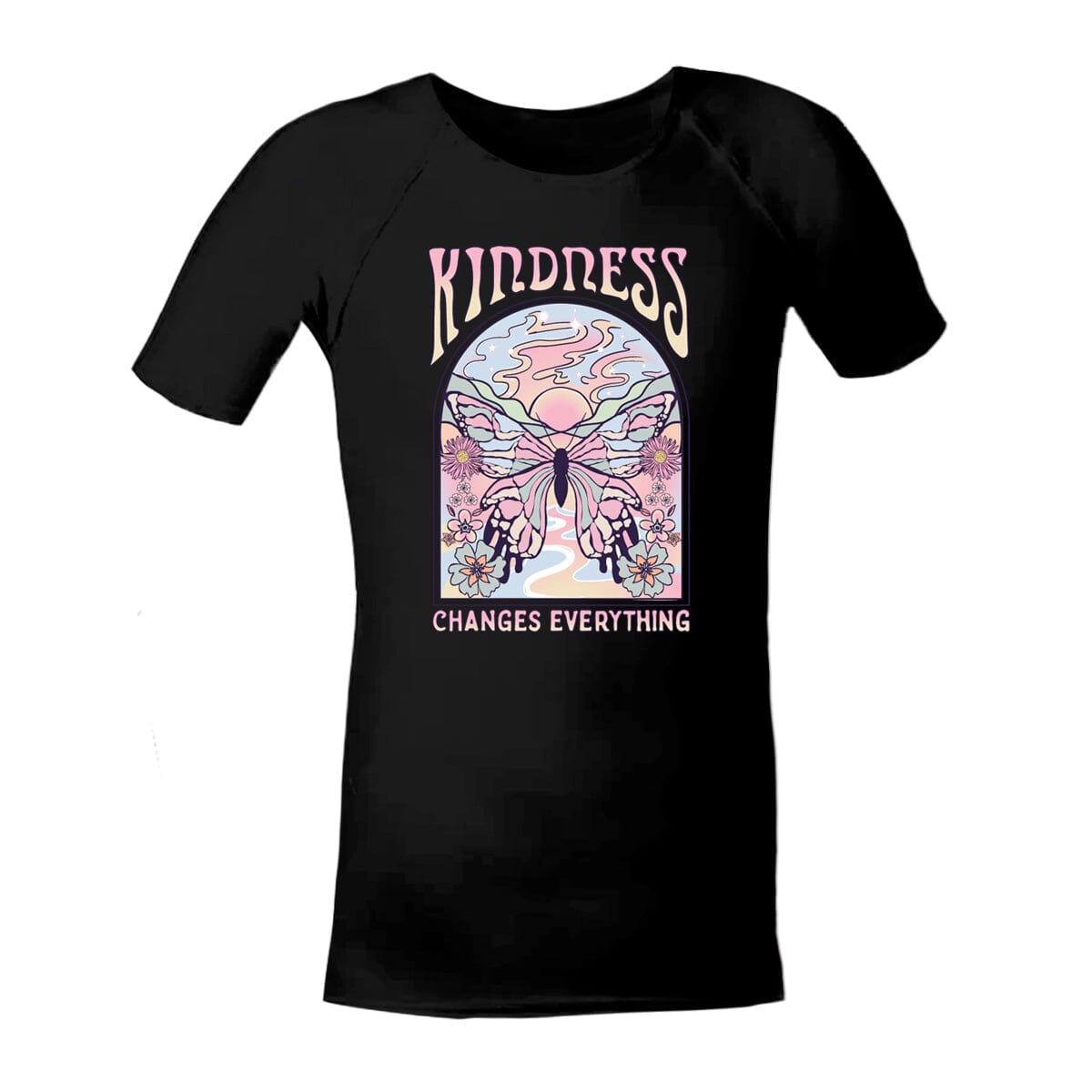 Sensory Shirt | Child | Kindness JettProof.com.au 1 (48 - 49cm) Black 