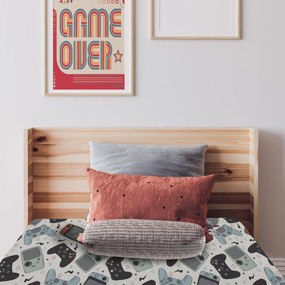 Game Time Sensory Fitted Bed Sheet Sensory Fitted Bed Sheet JettProof.com.au 