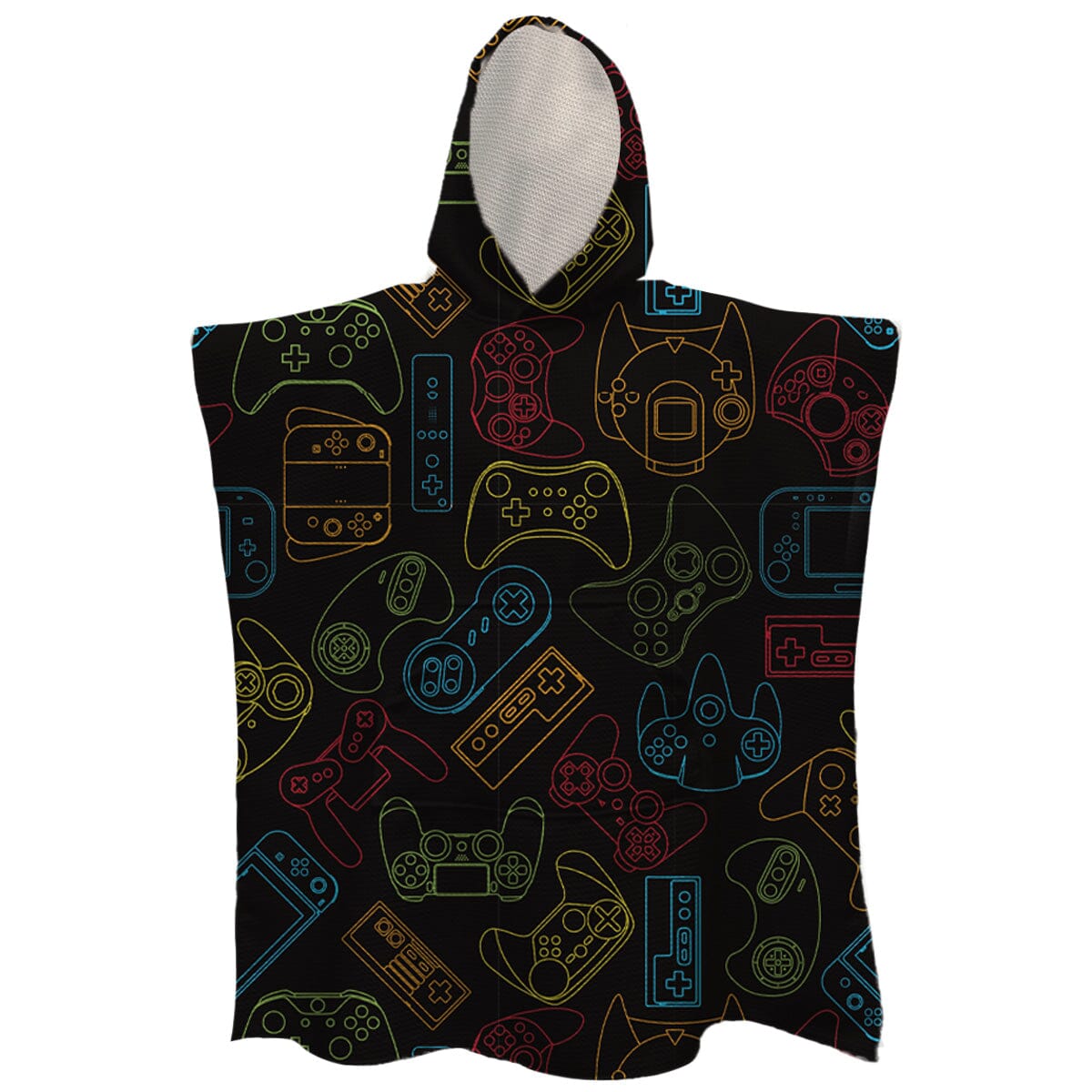 Gamer - Hooded Beach Towel Poncho JETTPROOF Calming Sensory Clothing Inspired by Jett 2-4 