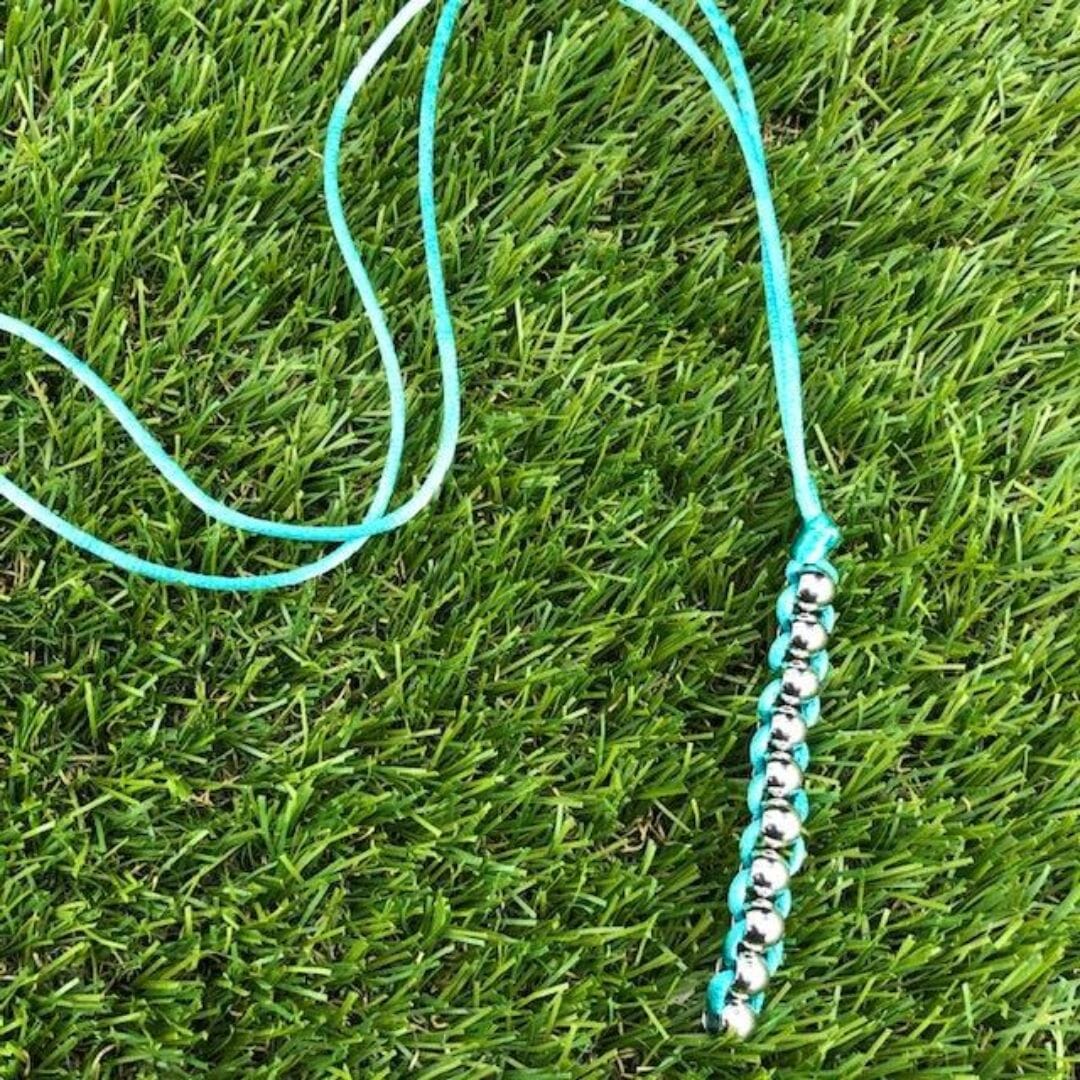 KAIKO Caterpillar Necklace Fidget Toys JETTPROOF Calming Sensory Clothing Inspired by Jett Teal Blue 