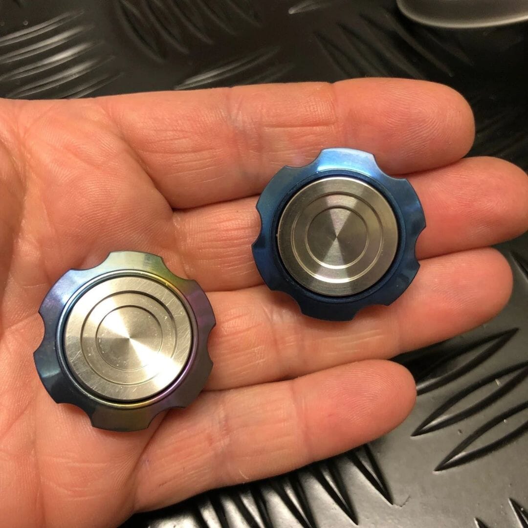 Titanium Spinner - Kaiko Fidget Toys JETTPROOF Calming Sensory Clothing Inspired by Jett 