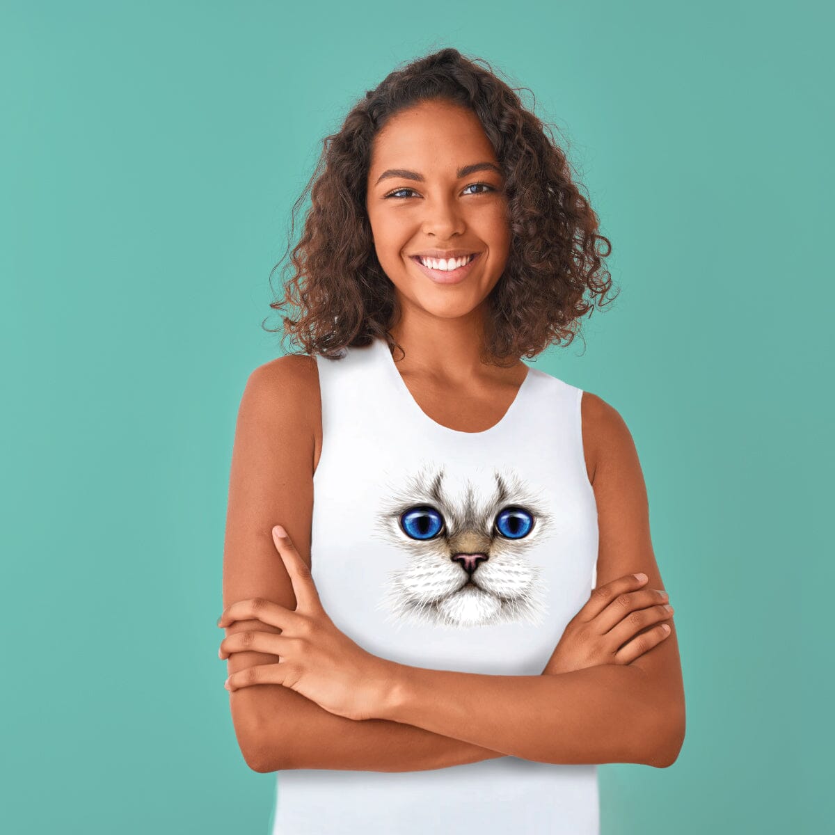 Sensory Singlet | Adult | Kitten Shirts JettProof.com.au 