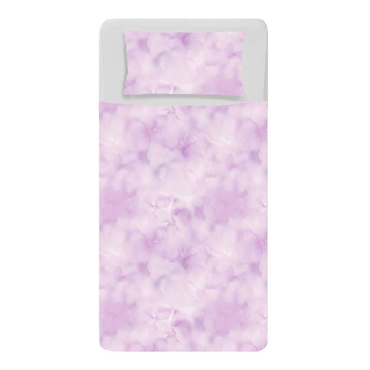 Lavender Watercolour - Calming Sensory Compression Sheet Compression Sheets JettProof.com.au Single Bed 