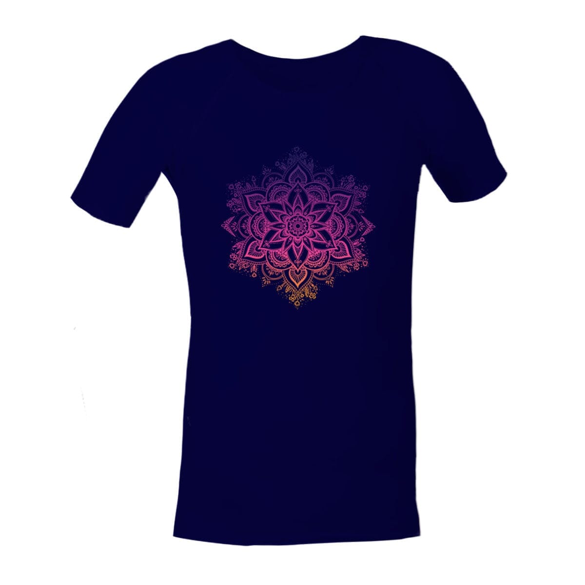 SALE - Sensory Shirt | Child | Fun Print | Unisex Shirts JettProof.com.au Size 12 | Navy | Mandala 