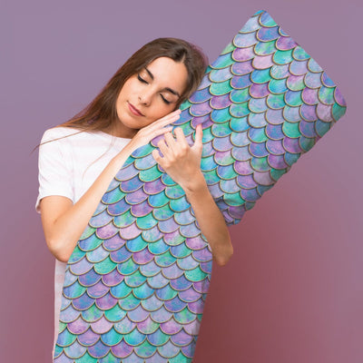 Mermaid Shimmer - Sensory Body Pillow Cover Sensory Pillowcase JettProof.com.au 