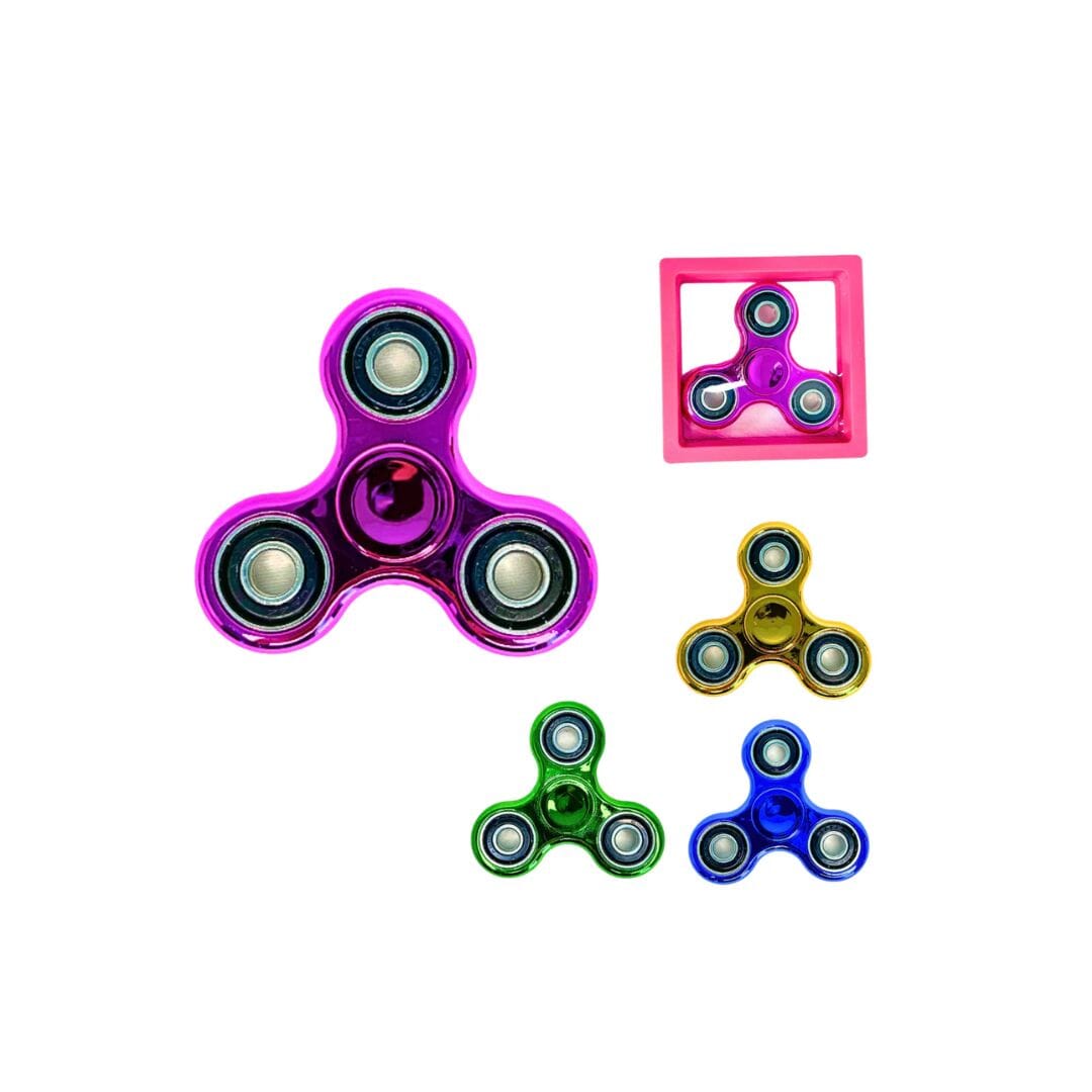 Metallic Metal Spinners - Assorted Sensory Toys JETTPROOF Calming Sensory Clothing Inspired by Jett 