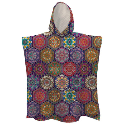 Mosaic - Hooded Beach Towel Poncho JETTPROOF Calming Sensory Clothing Inspired by Jett 