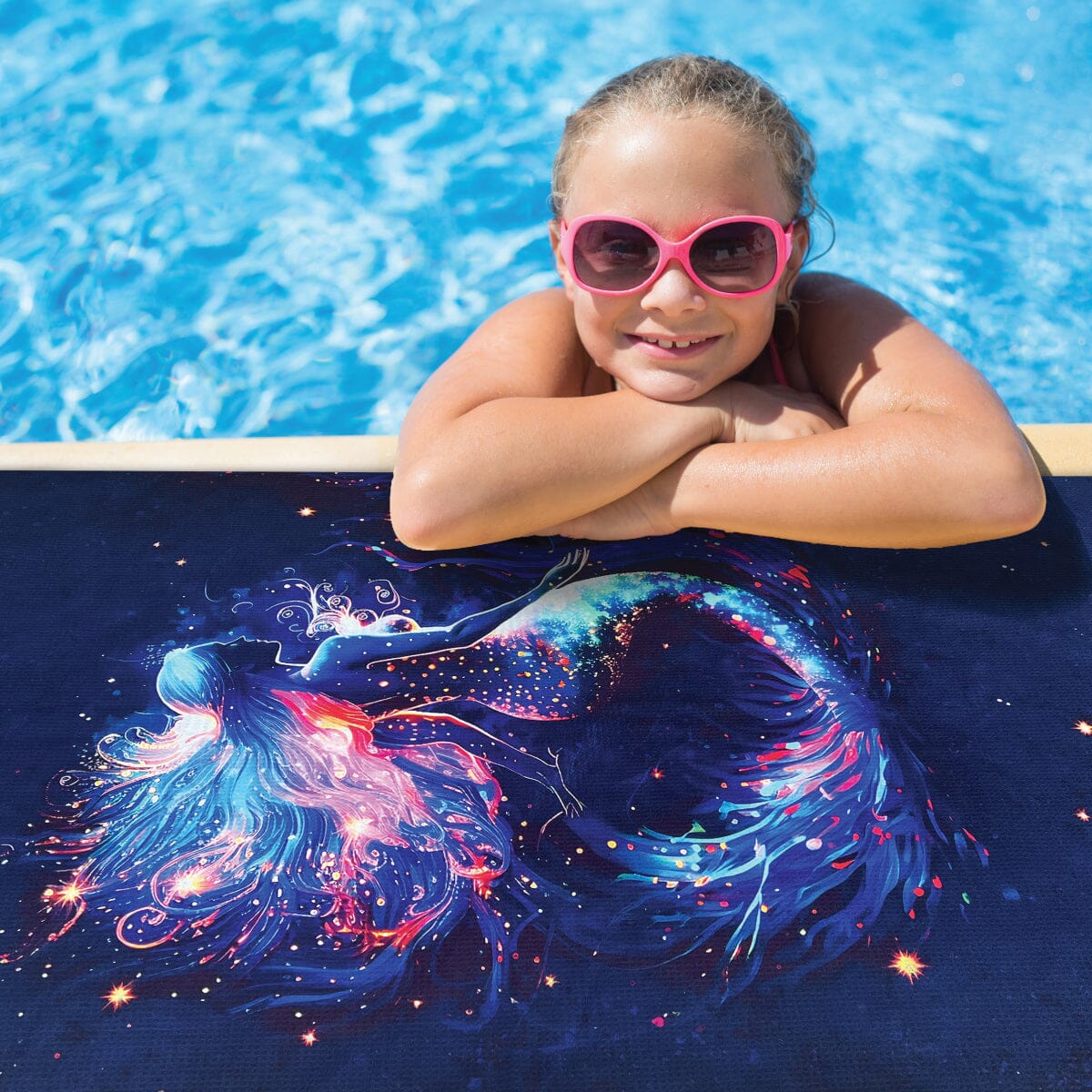 Mystic Mermaid - Kids Sand Free Beach Towel JETTPROOF Calming Sensory Clothing Inspired by Jett 