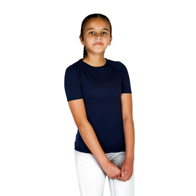 Calming Compression Shirt | Girls Shirts JettProof.com.au 1 (48 - 49cm) Navy 