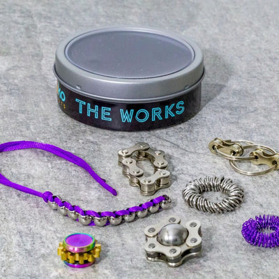 KAIKO The Works Fidget Kit Fidget Toys JETTPROOF Calming Sensory Clothing Inspired by Jett Purple 