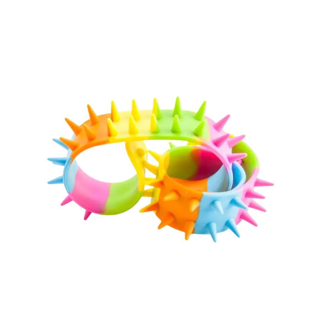 Spikey Rainbow Slap Band Sensory Toys JETTPROOF Calming Sensory Clothing Inspired by Jett 