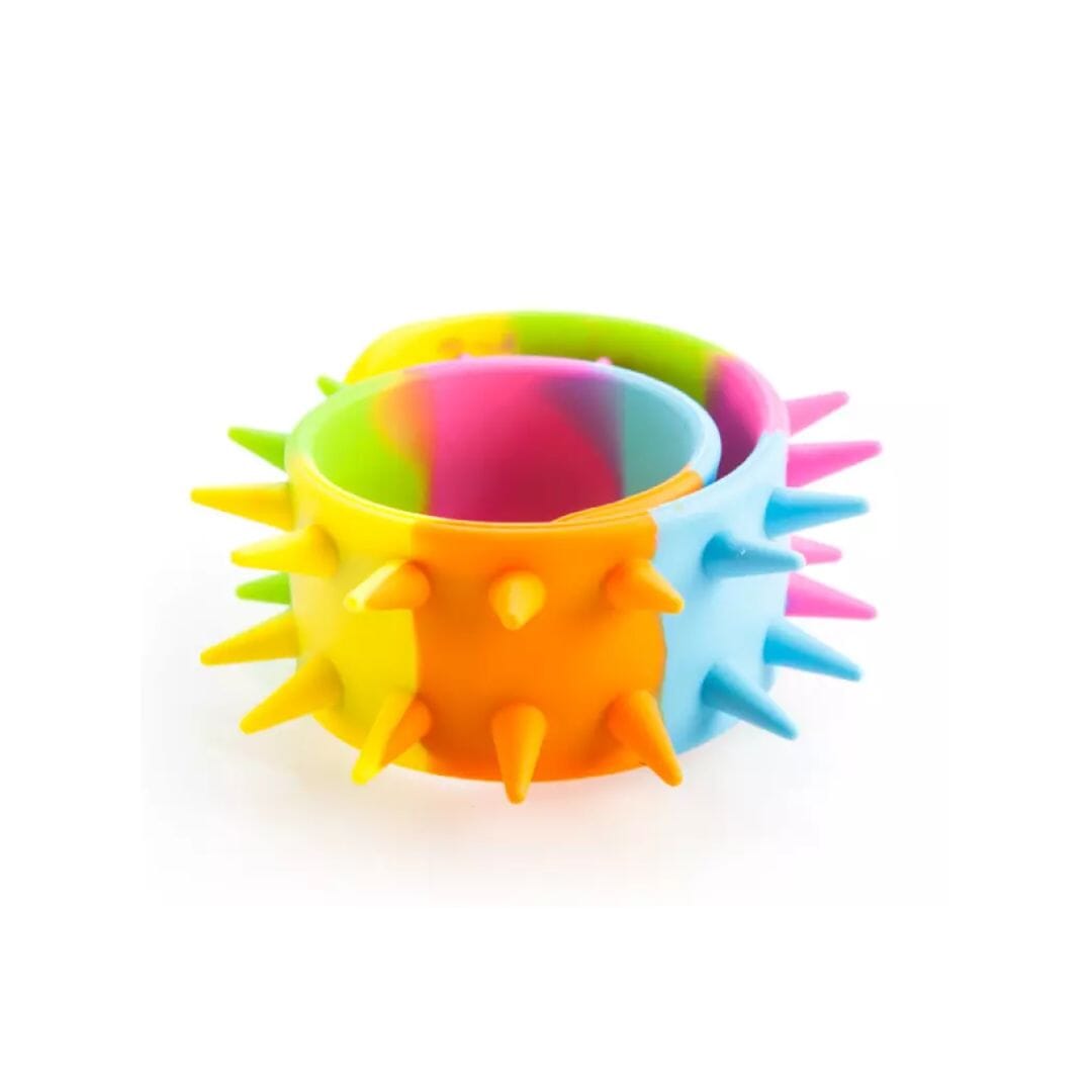 Spikey Rainbow Slap Band Sensory Toys JETTPROOF Calming Sensory Clothing Inspired by Jett 