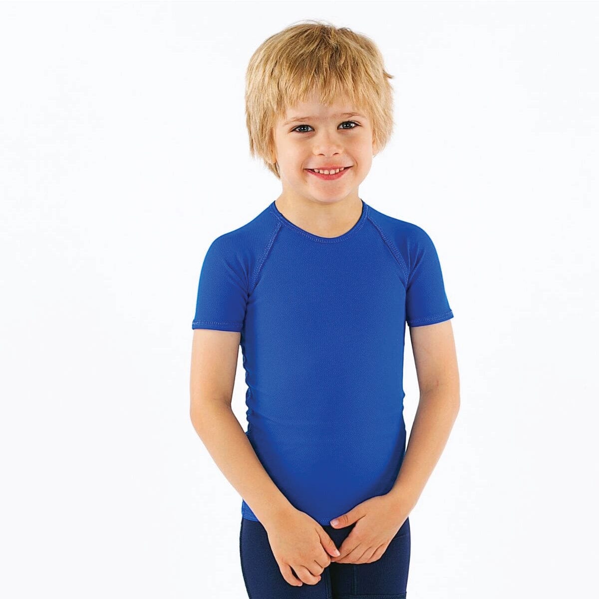 Calming Compression Shirt | Boys Shirts JettProof.com.au 0 (46 - 47cm) Royal 