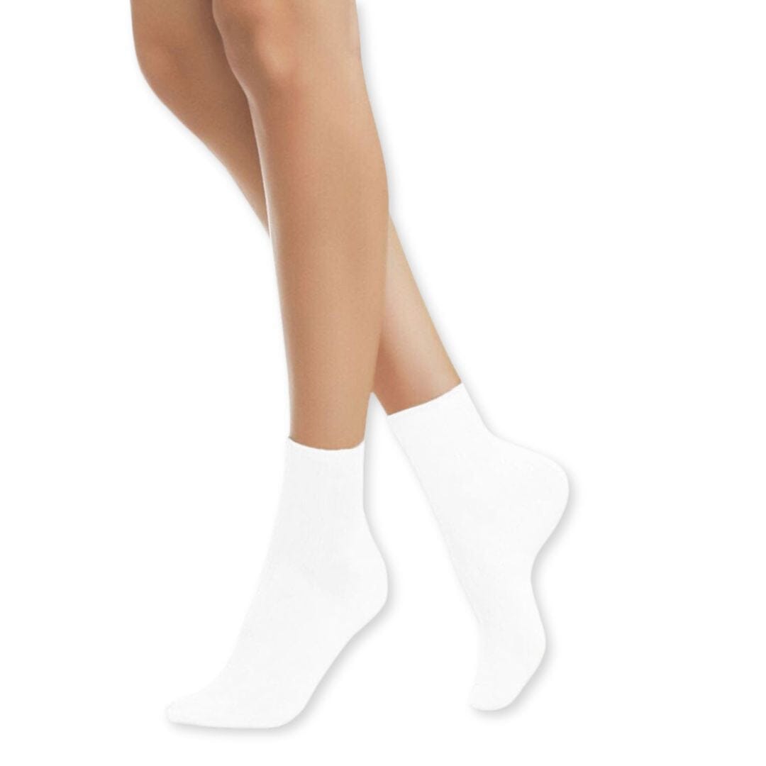 Seamless Feel Socks | Child Socks JettProof.com.au 5-8 (2-4 Years) White 1 Pack