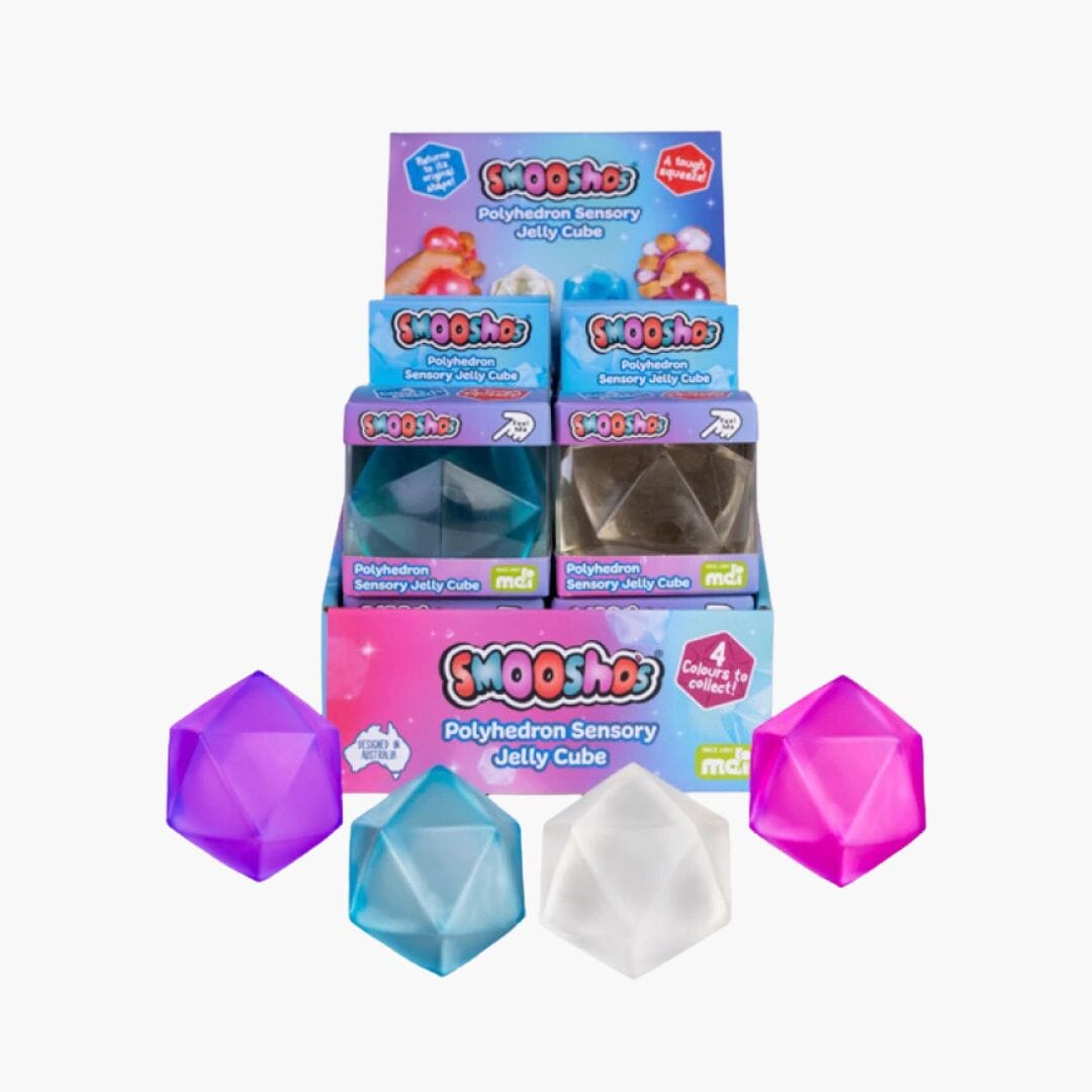 Smooshos Diamond Jelly Cube Sensory Toys JETTPROOF Calming Sensory Clothing Inspired by Jett 