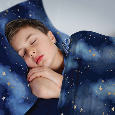 Starry Night - Calming Sensory Compression Sheet Compression Bed Sheet JettProof.com.au 