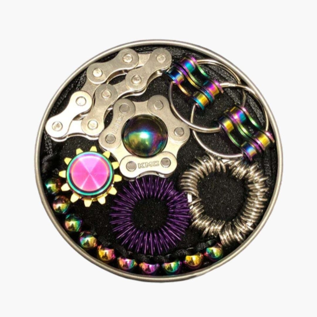 KAIKO The Works Fidget Kit Fidget Toys JETTPROOF Calming Sensory Clothing Inspired by Jett Oil Slick 