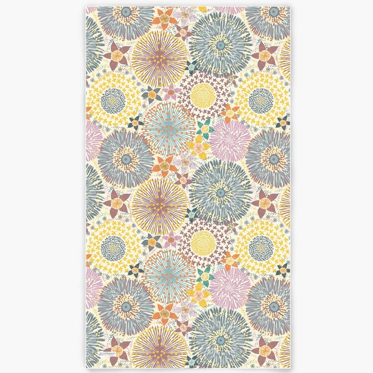 Yellow Wildflower - Sand Free Beach Towel JettProof 